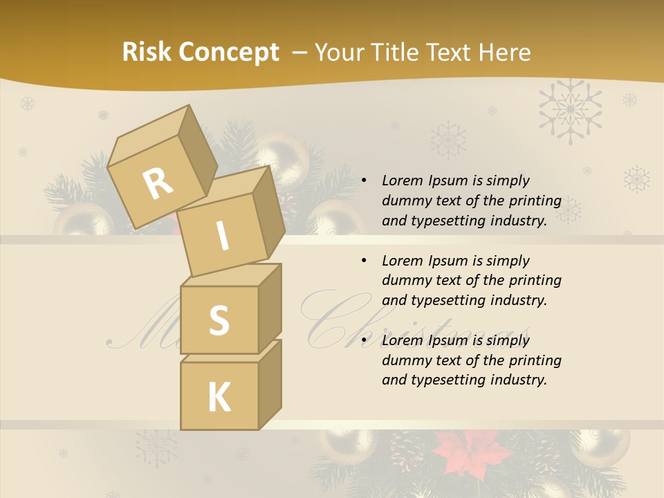 Besinnung Feiertag Nikolaus PowerPoint Template