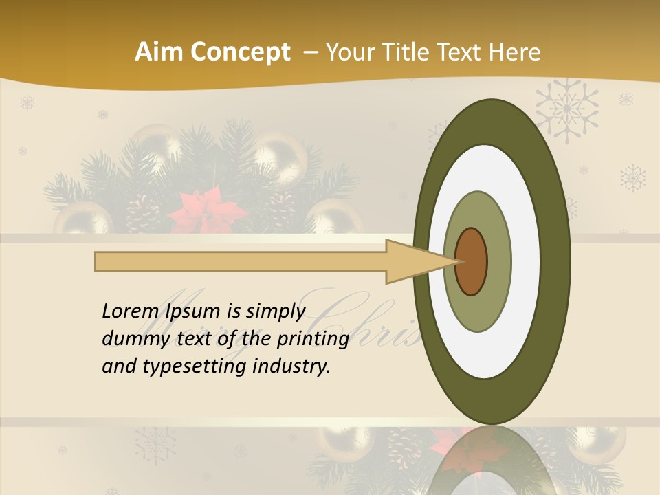 Besinnung Feiertag Nikolaus PowerPoint Template