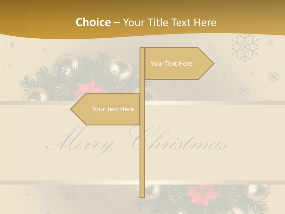 Besinnung Feiertag Nikolaus PowerPoint Template