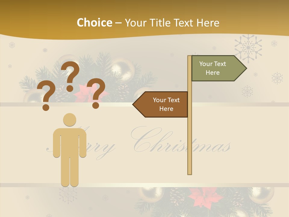 Besinnung Feiertag Nikolaus PowerPoint Template