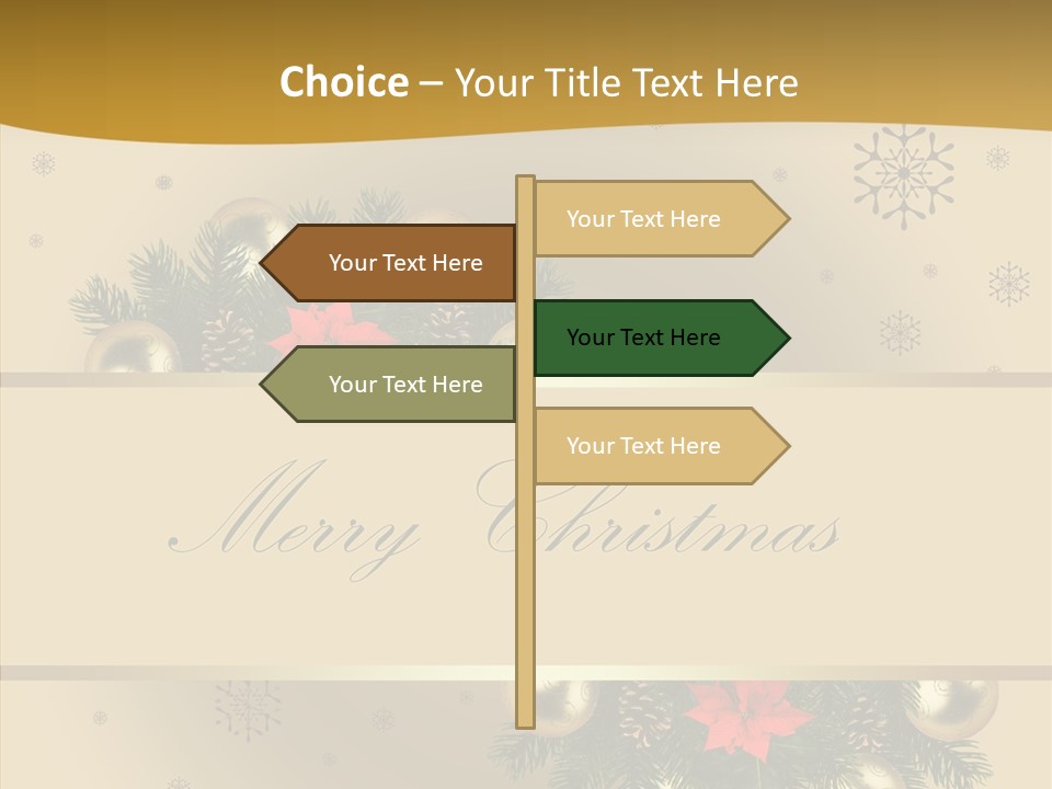 Besinnung Feiertag Nikolaus PowerPoint Template