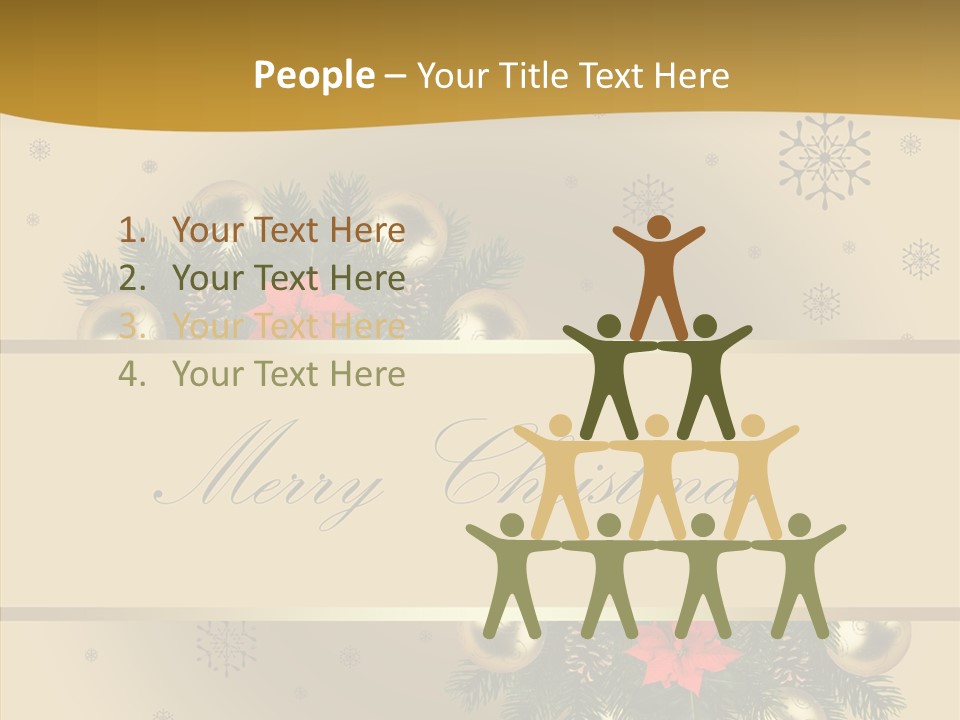 Besinnung Feiertag Nikolaus PowerPoint Template