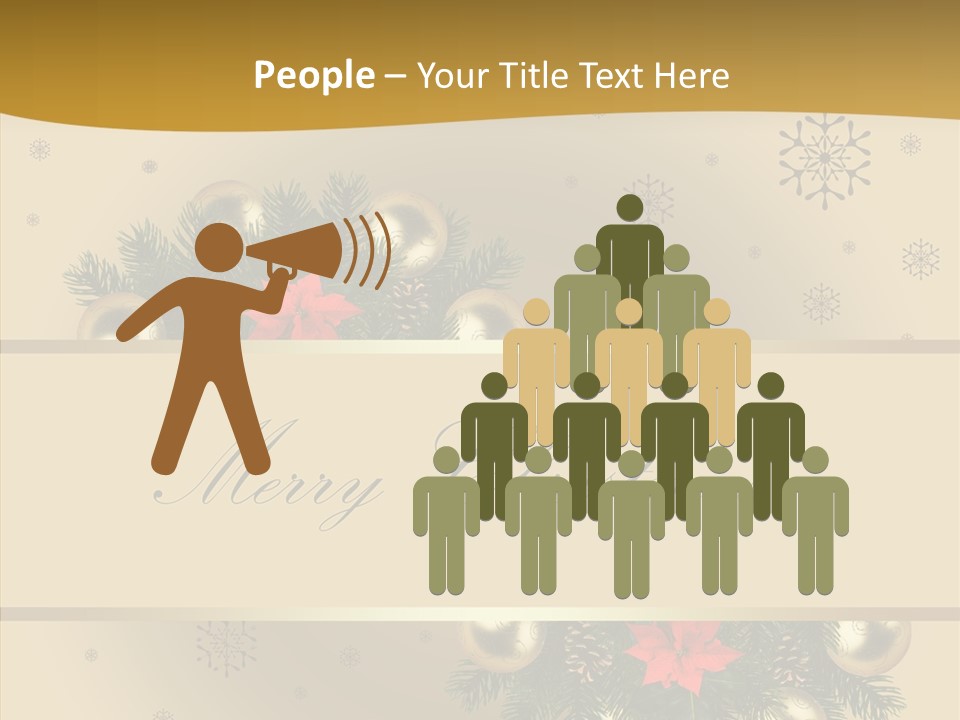 Besinnung Feiertag Nikolaus PowerPoint Template