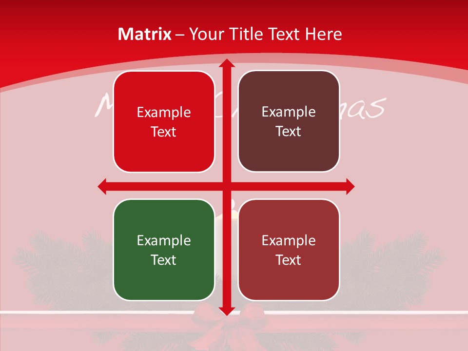 Weihnachtsabend Weihnachtskarte Weihnachtsfeiertage PowerPoint Template