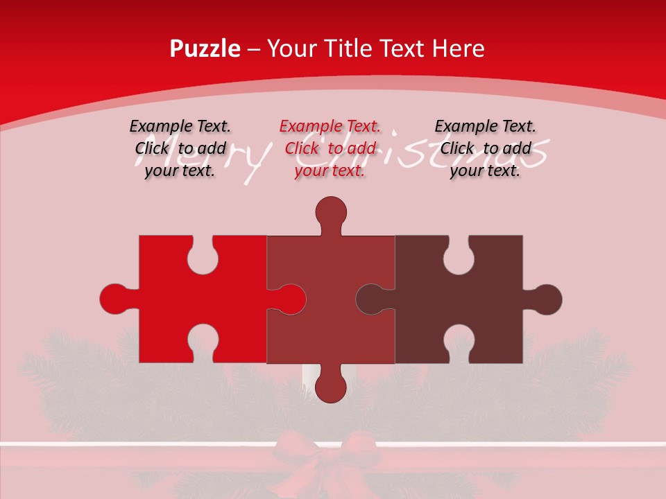 Weihnachtsabend Weihnachtskarte Weihnachtsfeiertage PowerPoint Template