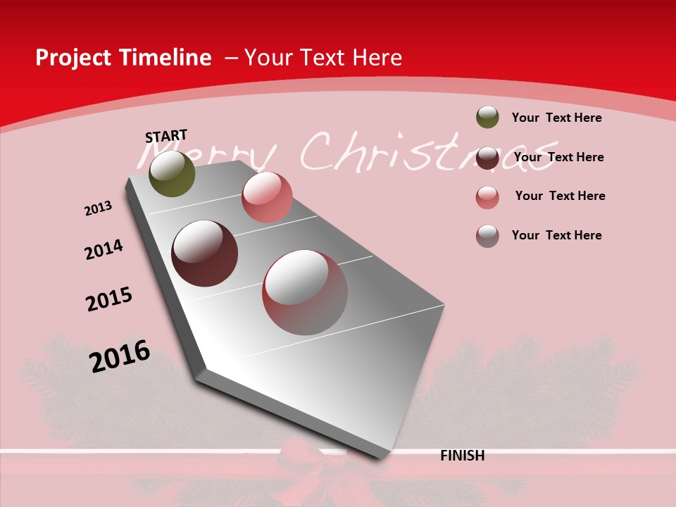 Weihnachtsabend Weihnachtskarte Weihnachtsfeiertage PowerPoint Template