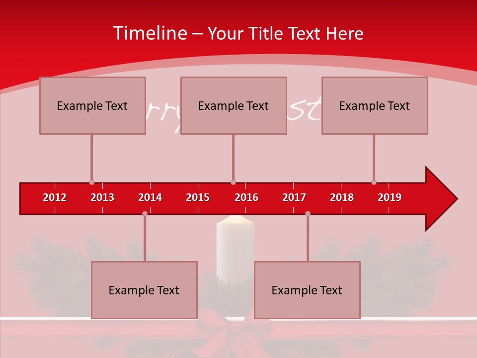 Weihnachtsabend Weihnachtskarte Weihnachtsfeiertage PowerPoint Template