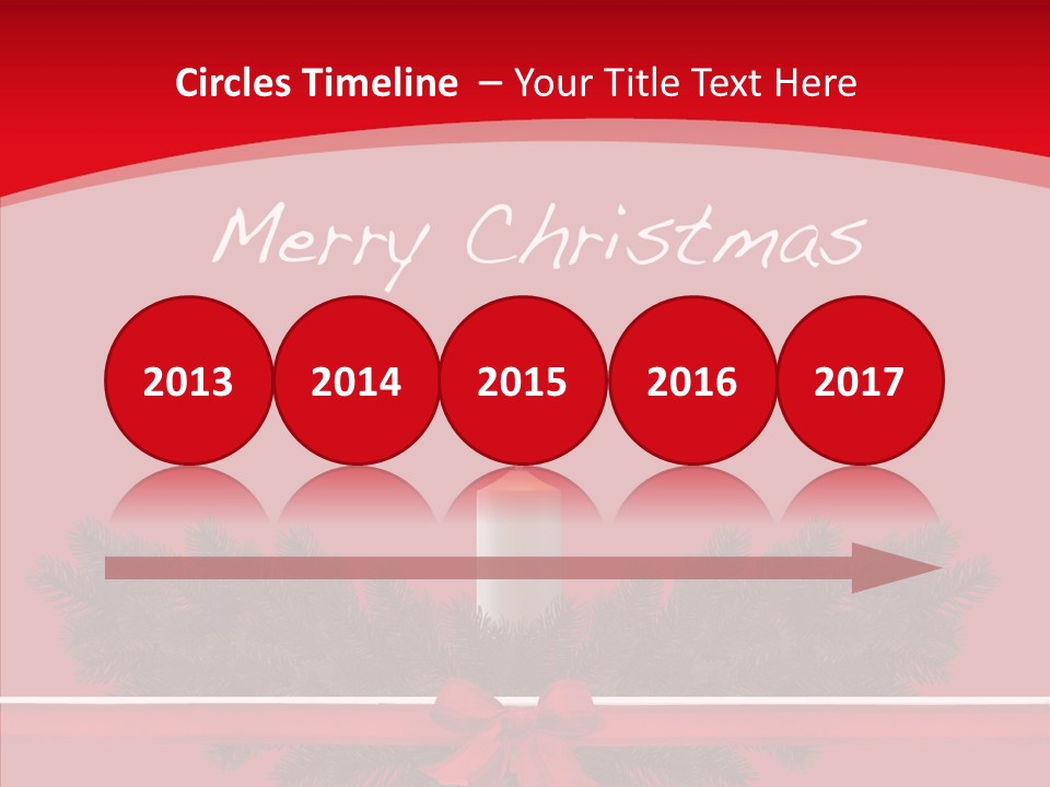 Weihnachtsabend Weihnachtskarte Weihnachtsfeiertage PowerPoint Template