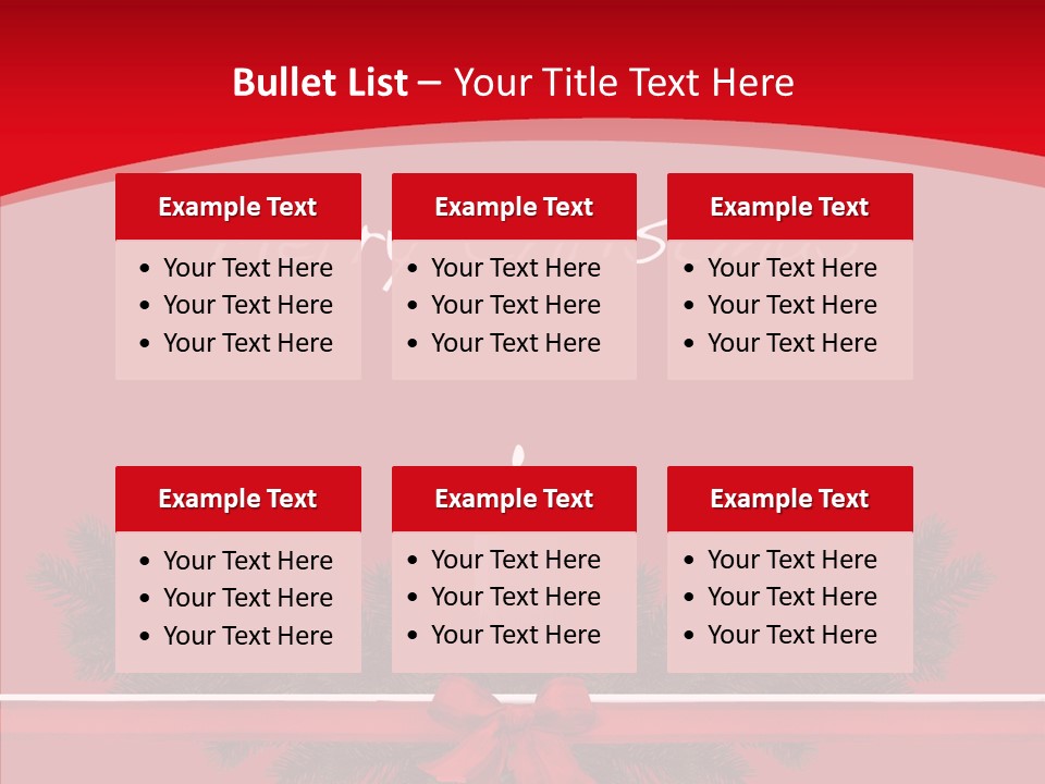 Weihnachtsabend Weihnachtskarte Weihnachtsfeiertage PowerPoint Template