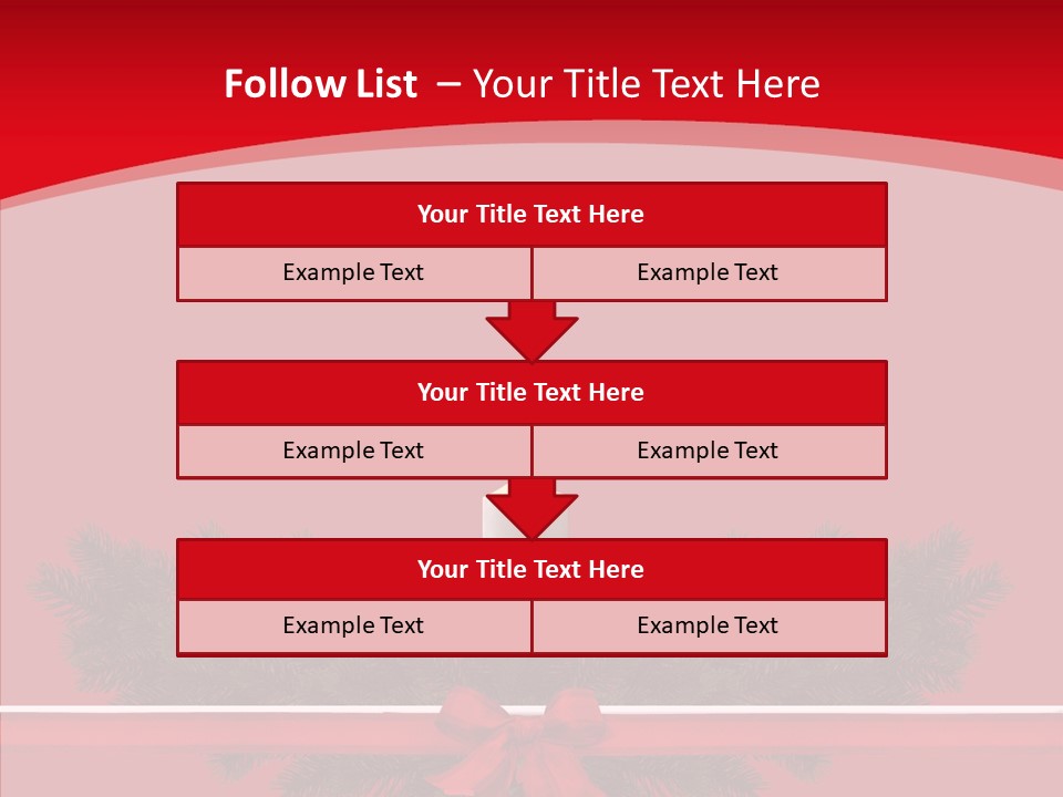 Weihnachtsabend Weihnachtskarte Weihnachtsfeiertage PowerPoint Template