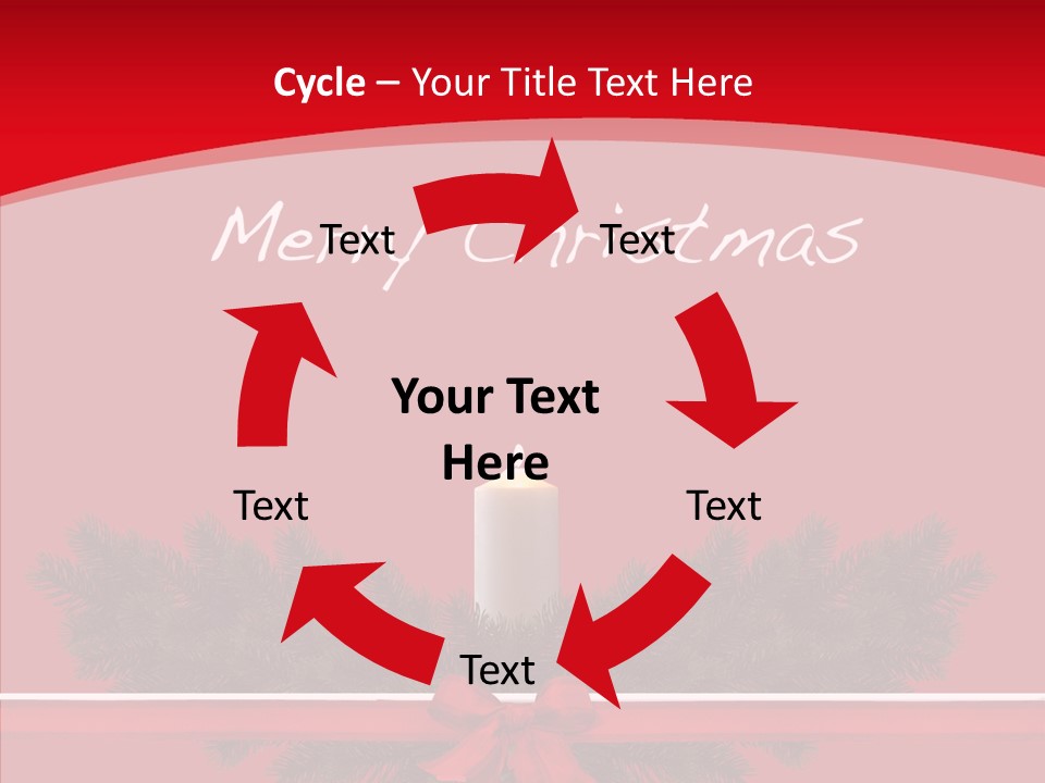 Weihnachtsabend Weihnachtskarte Weihnachtsfeiertage PowerPoint Template