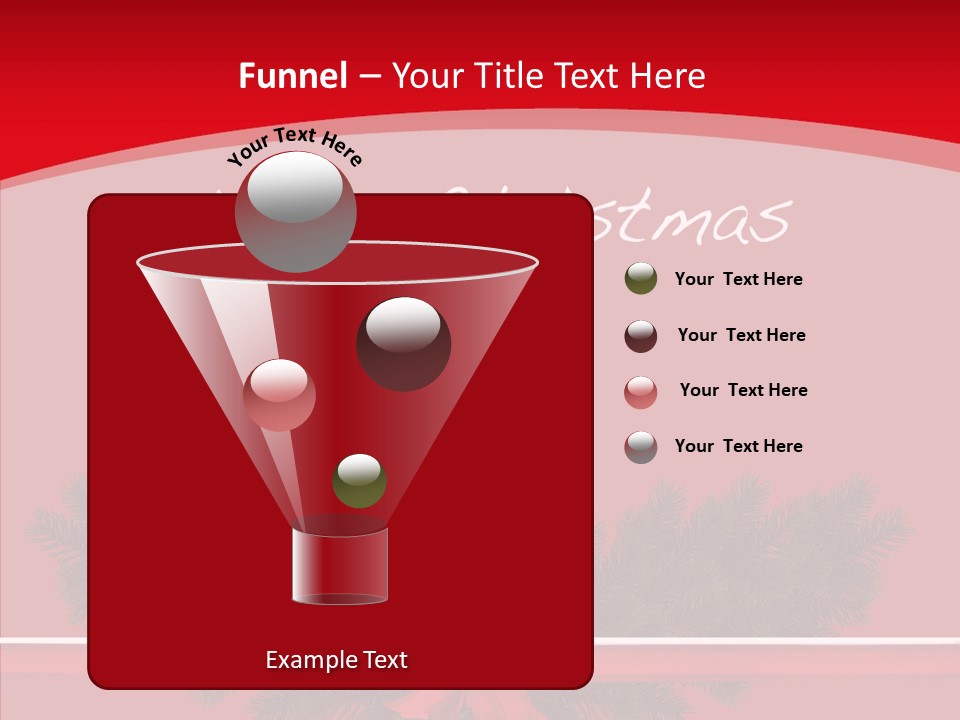 Weihnachtsabend Weihnachtskarte Weihnachtsfeiertage PowerPoint Template