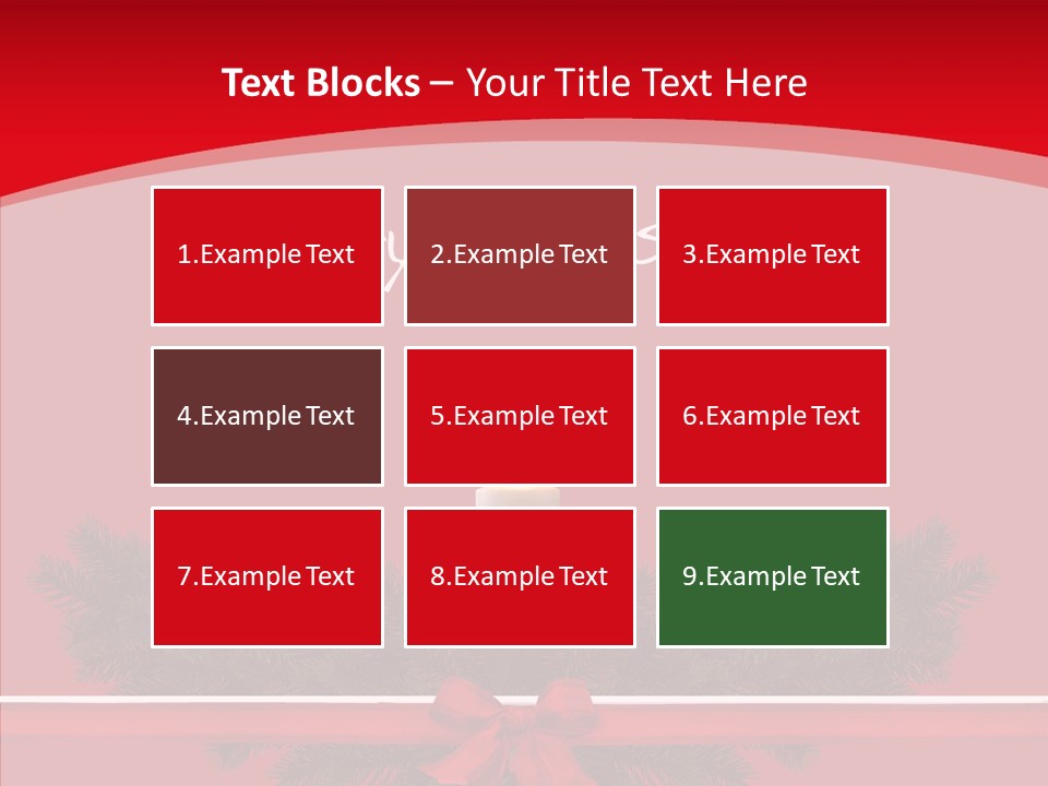 Weihnachtsabend Weihnachtskarte Weihnachtsfeiertage PowerPoint Template