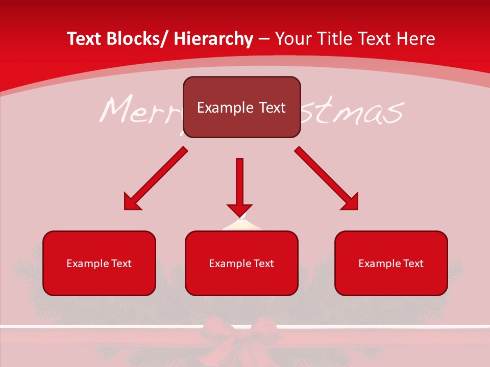 Weihnachtsabend Weihnachtskarte Weihnachtsfeiertage PowerPoint Template