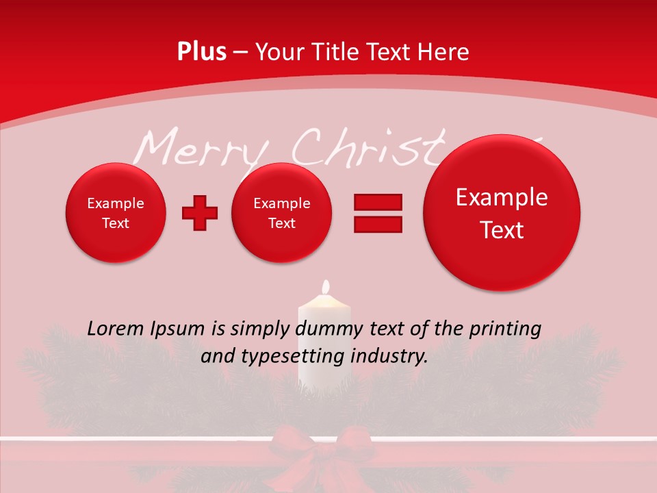 Weihnachtsabend Weihnachtskarte Weihnachtsfeiertage PowerPoint Template