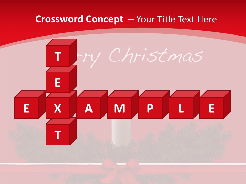 Weihnachtsabend Weihnachtskarte Weihnachtsfeiertage PowerPoint Template