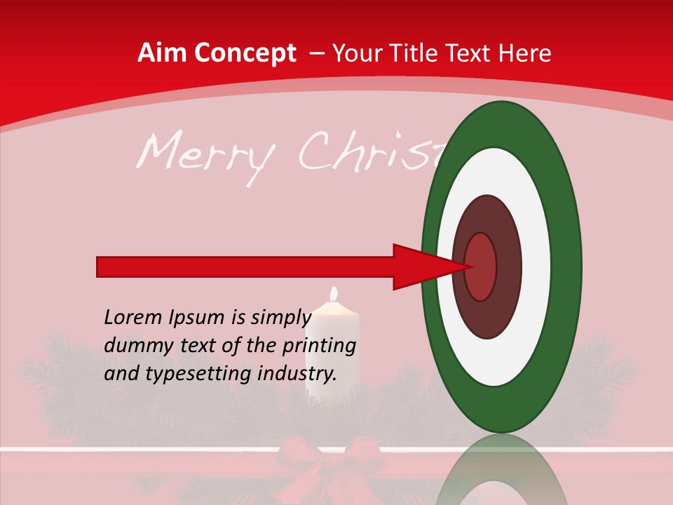 Weihnachtsabend Weihnachtskarte Weihnachtsfeiertage PowerPoint Template