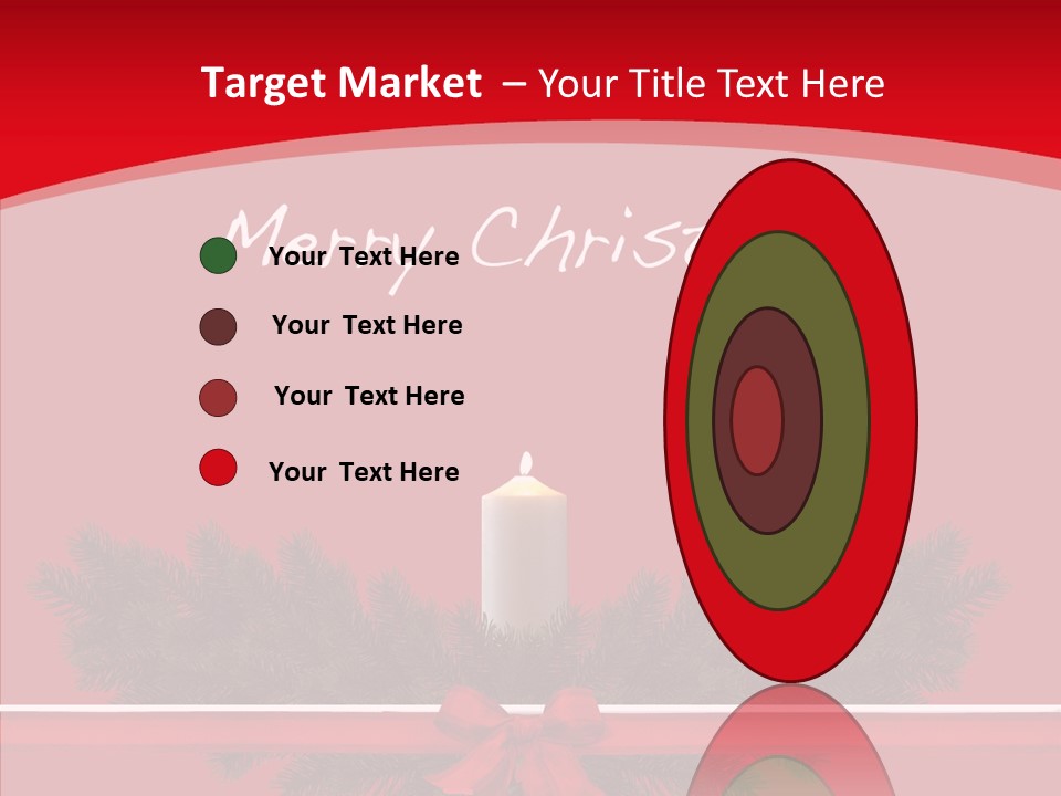 Weihnachtsabend Weihnachtskarte Weihnachtsfeiertage PowerPoint Template