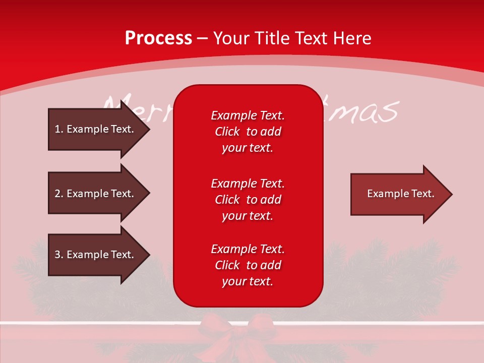 Weihnachtsabend Weihnachtskarte Weihnachtsfeiertage PowerPoint Template