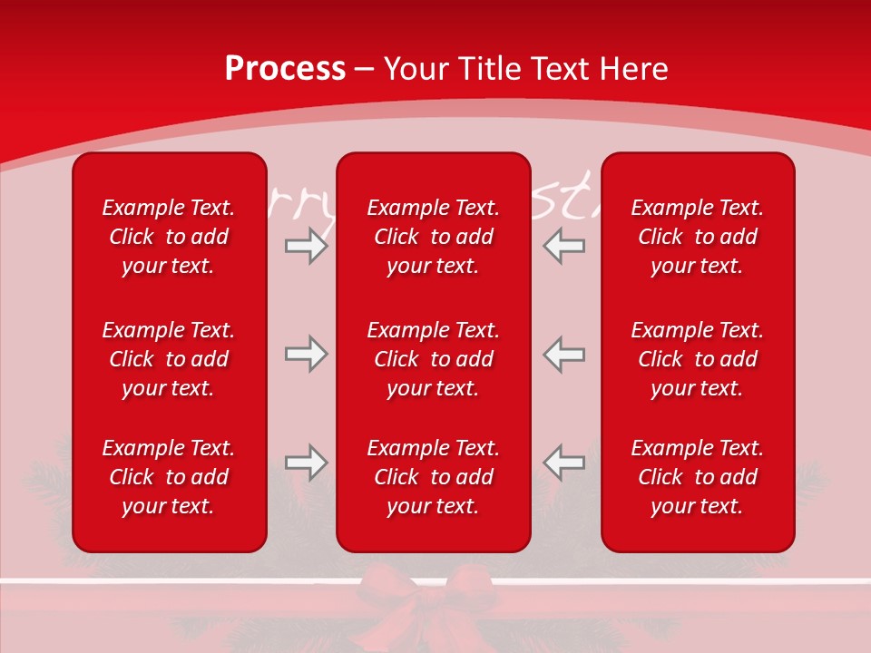 Weihnachtsabend Weihnachtskarte Weihnachtsfeiertage PowerPoint Template