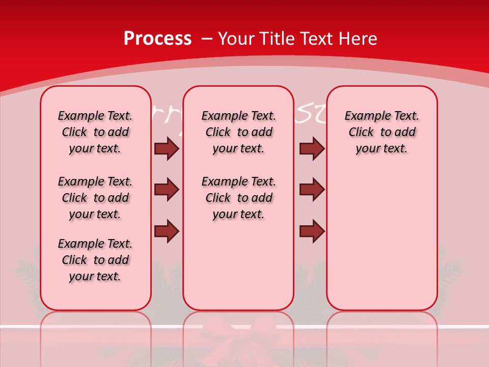 Weihnachtsabend Weihnachtskarte Weihnachtsfeiertage PowerPoint Template
