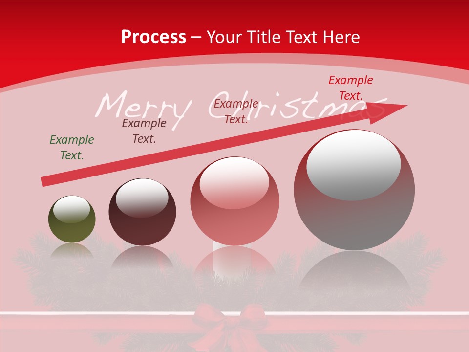 Weihnachtsabend Weihnachtskarte Weihnachtsfeiertage PowerPoint Template
