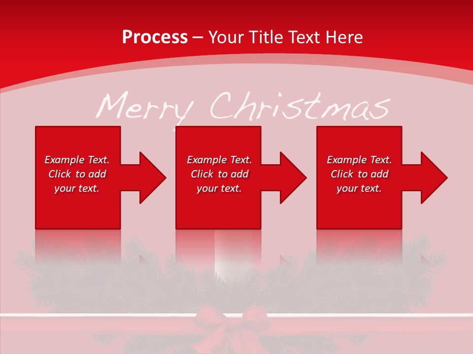 Weihnachtsabend Weihnachtskarte Weihnachtsfeiertage PowerPoint Template