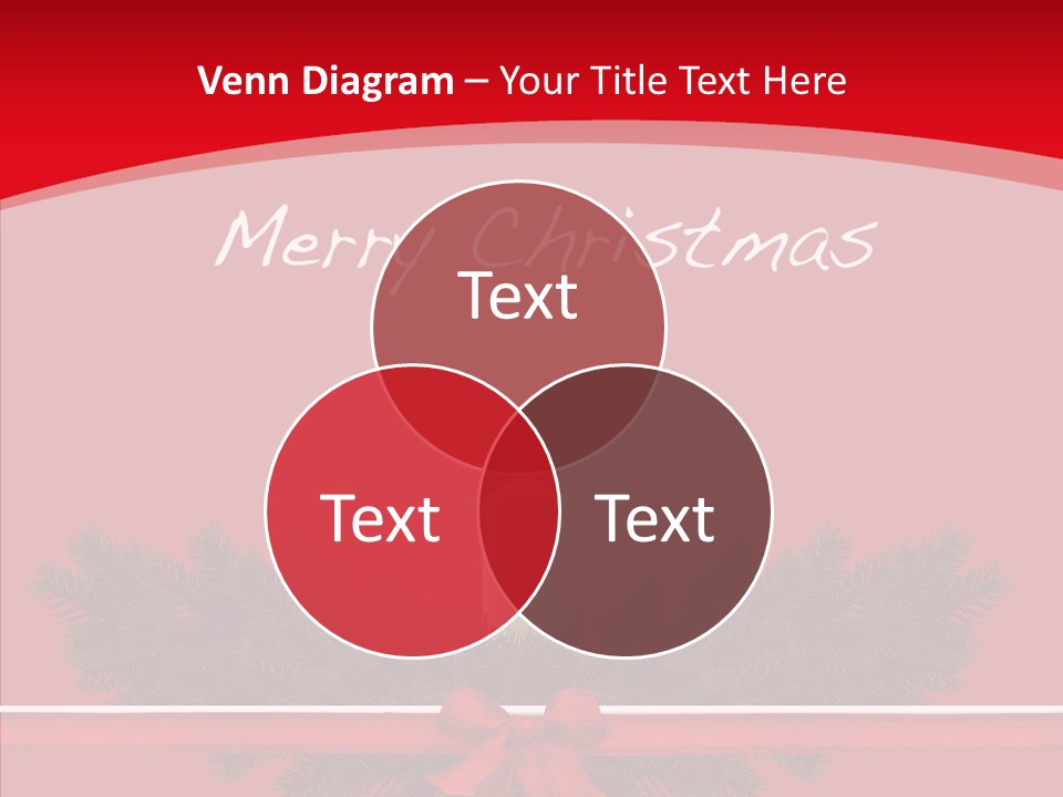 Weihnachtsabend Weihnachtskarte Weihnachtsfeiertage PowerPoint Template