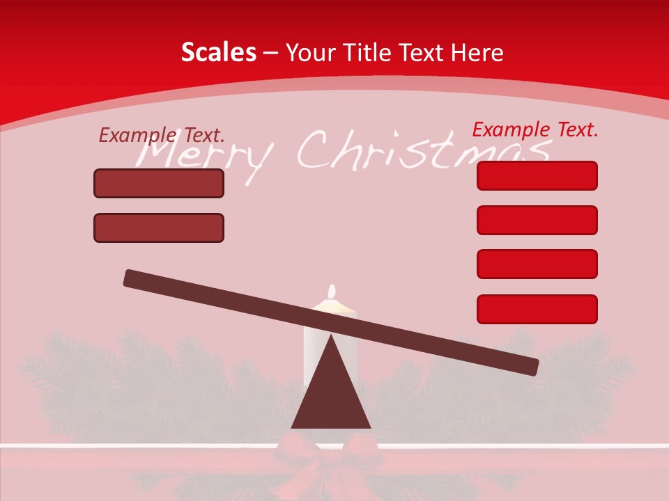 Weihnachtsabend Weihnachtskarte Weihnachtsfeiertage PowerPoint Template