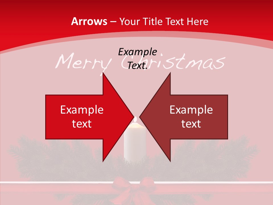 Weihnachtsabend Weihnachtskarte Weihnachtsfeiertage PowerPoint Template