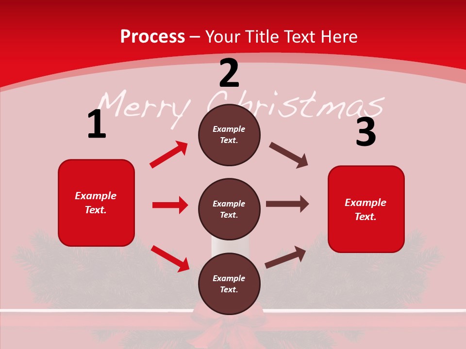 Weihnachtsabend Weihnachtskarte Weihnachtsfeiertage PowerPoint Template