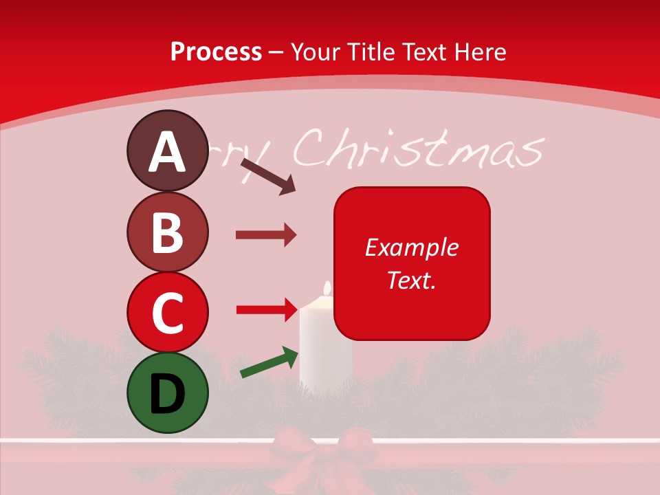 Weihnachtsabend Weihnachtskarte Weihnachtsfeiertage PowerPoint Template