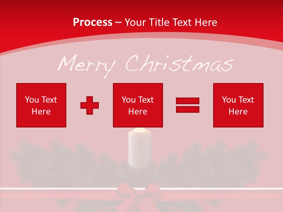 Weihnachtsabend Weihnachtskarte Weihnachtsfeiertage PowerPoint Template