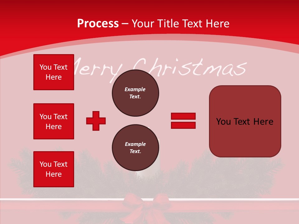 Weihnachtsabend Weihnachtskarte Weihnachtsfeiertage PowerPoint Template