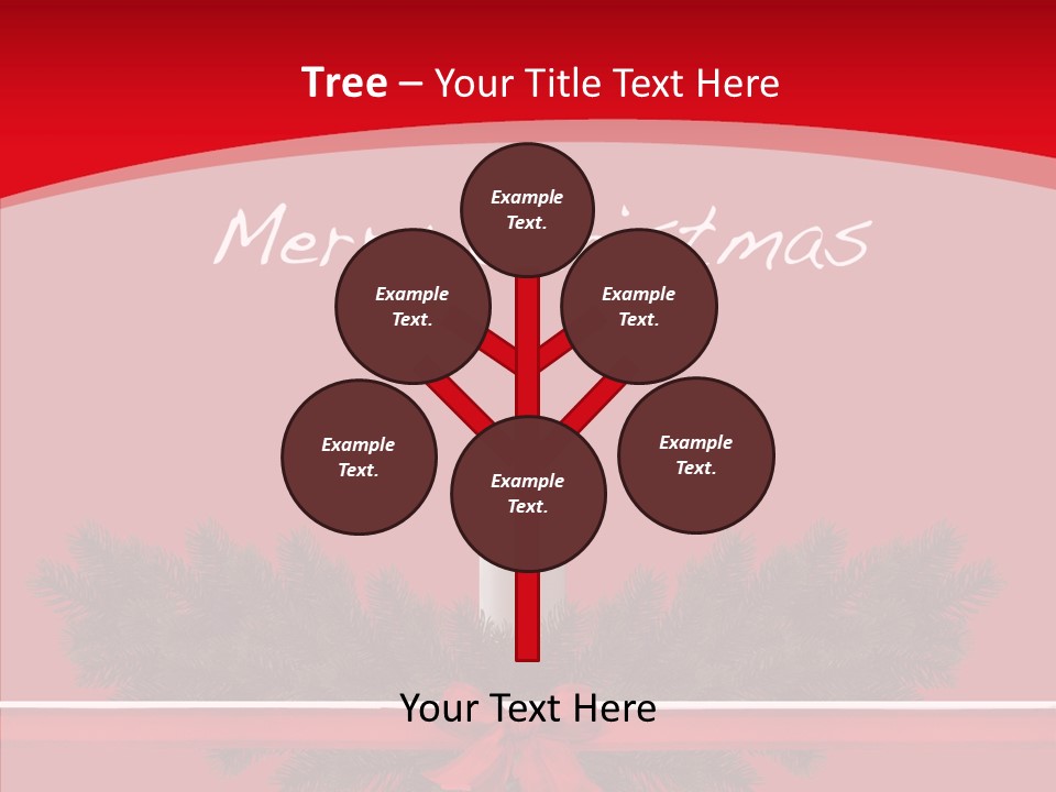 Weihnachtsabend Weihnachtskarte Weihnachtsfeiertage PowerPoint Template