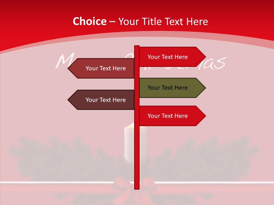 Weihnachtsabend Weihnachtskarte Weihnachtsfeiertage PowerPoint Template