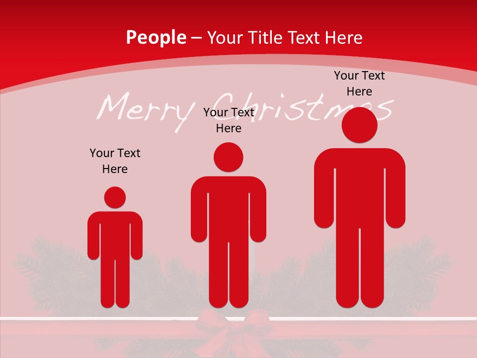Weihnachtsabend Weihnachtskarte Weihnachtsfeiertage PowerPoint Template
