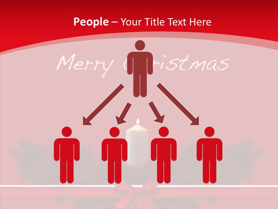 Weihnachtsabend Weihnachtskarte Weihnachtsfeiertage PowerPoint Template