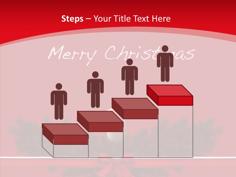 Weihnachtsabend Weihnachtskarte Weihnachtsfeiertage PowerPoint Template