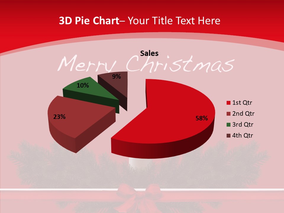 Weihnachtsabend Weihnachtskarte Weihnachtsfeiertage PowerPoint Template