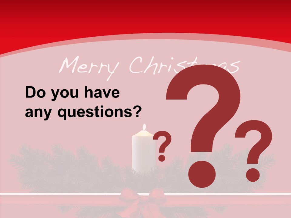 Weihnachtsabend Weihnachtskarte Weihnachtsfeiertage PowerPoint Template