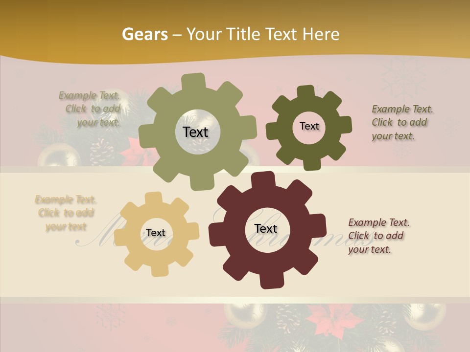 Sterne Weihnachtsmann Weihnachtlich PowerPoint Template