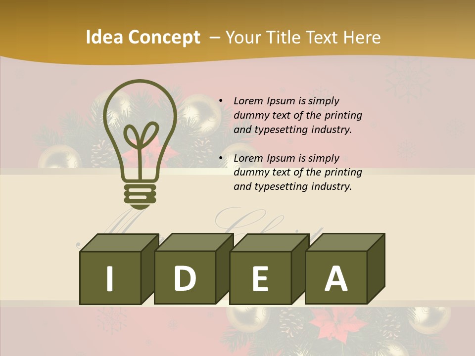 Sterne Weihnachtsmann Weihnachtlich PowerPoint Template