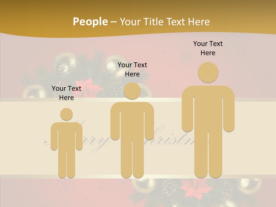 Sterne Weihnachtsmann Weihnachtlich PowerPoint Template