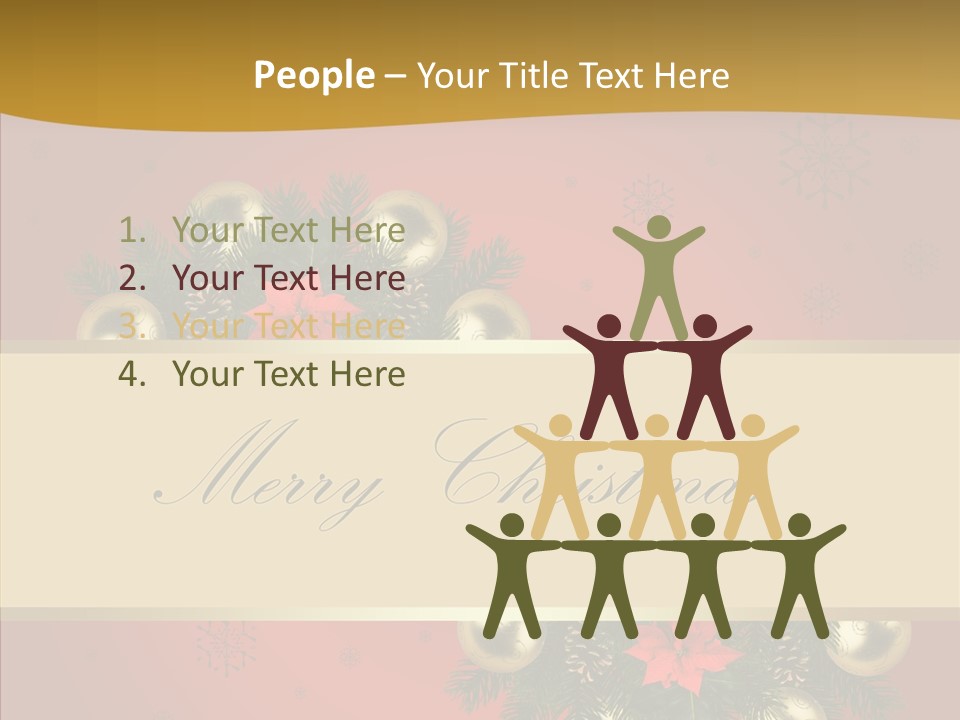 Sterne Weihnachtsmann Weihnachtlich PowerPoint Template