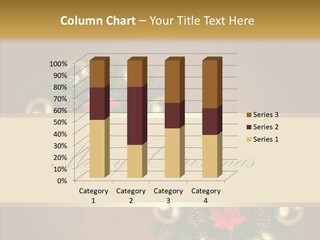 Weihnachtlich Dezember Textfreiraum PowerPoint Template