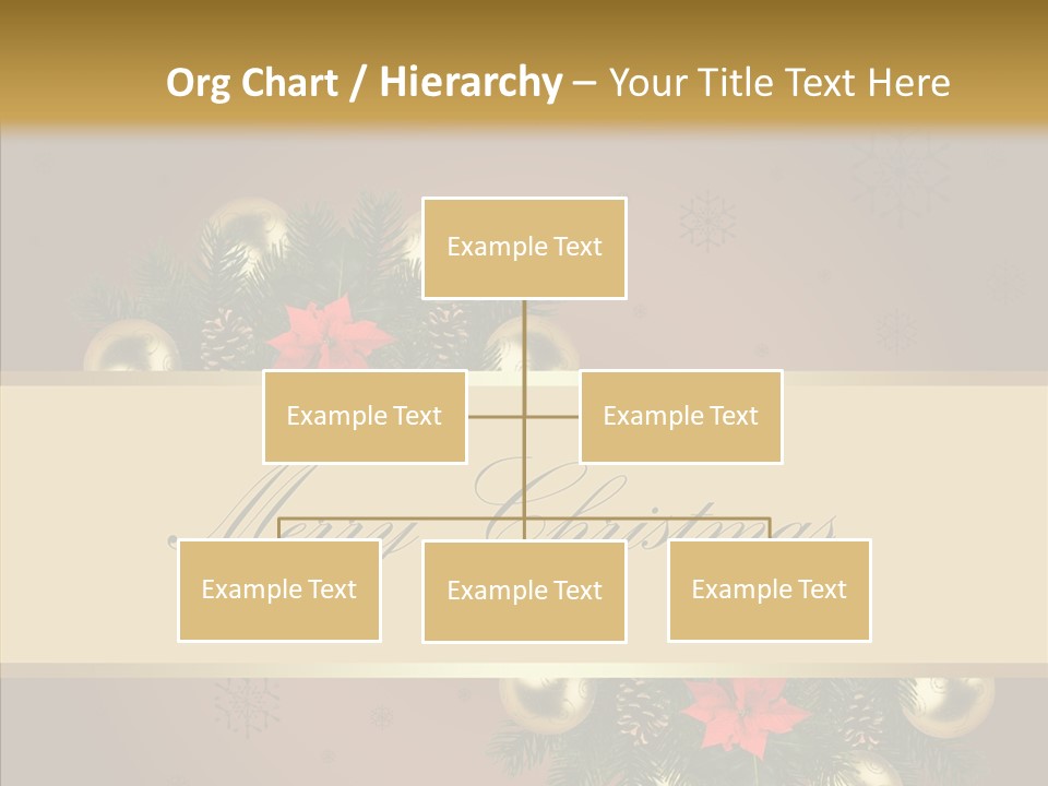 Weihnachtlich Dezember Textfreiraum PowerPoint Template