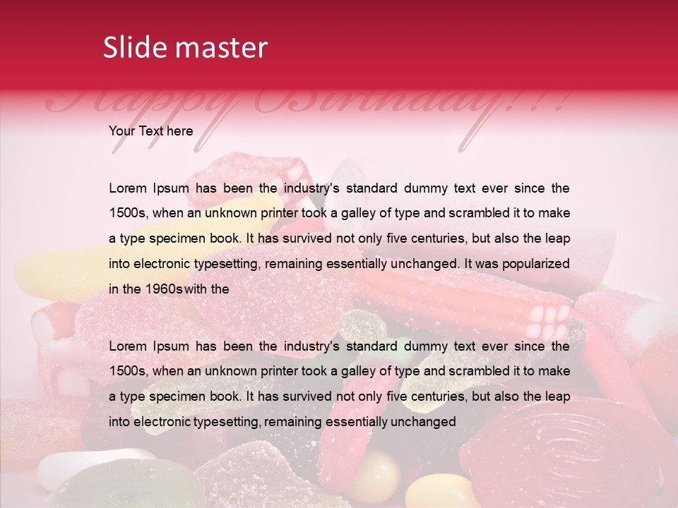 Confection Holiday Wish PowerPoint Template