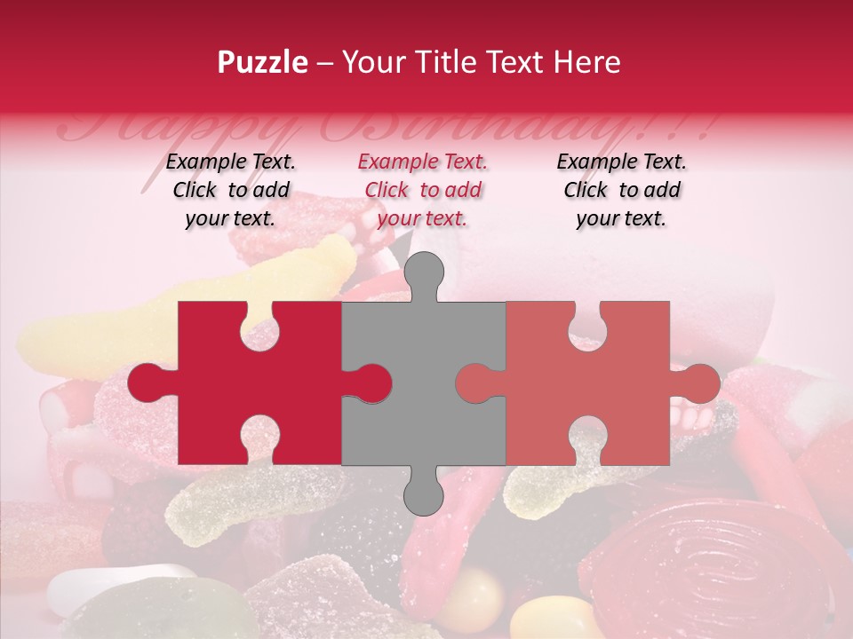 Confection Holiday Wish PowerPoint Template