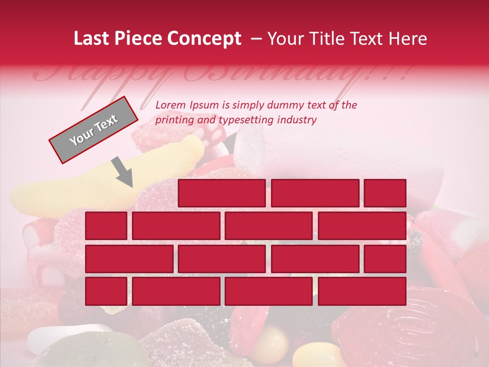 Confection Holiday Wish PowerPoint Template